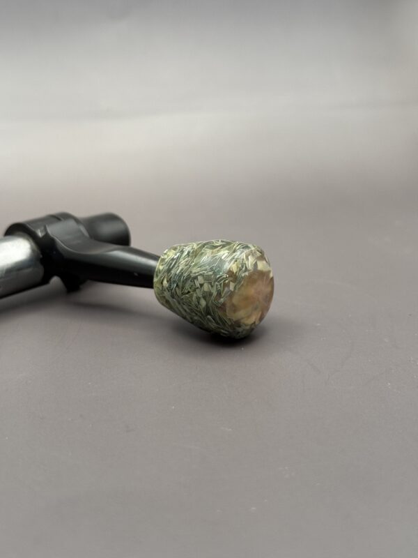 Handmade Custom Bolt Knob - Shredded Federal Reserve Dollars & Resin - Image 2