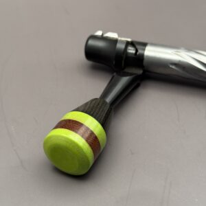Handmade Custom Bolt Knob - Phenolic & G10, Black, Brown & Green