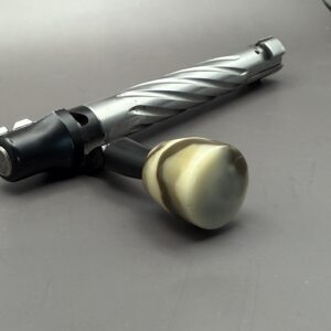 Handmade Custom Bolt Knob - Tans & Browns Resin #1