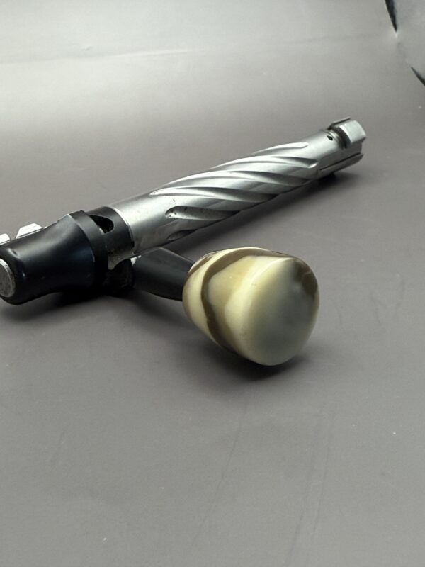 Handmade Custom Bolt Knob - Tans & Browns Resin #1