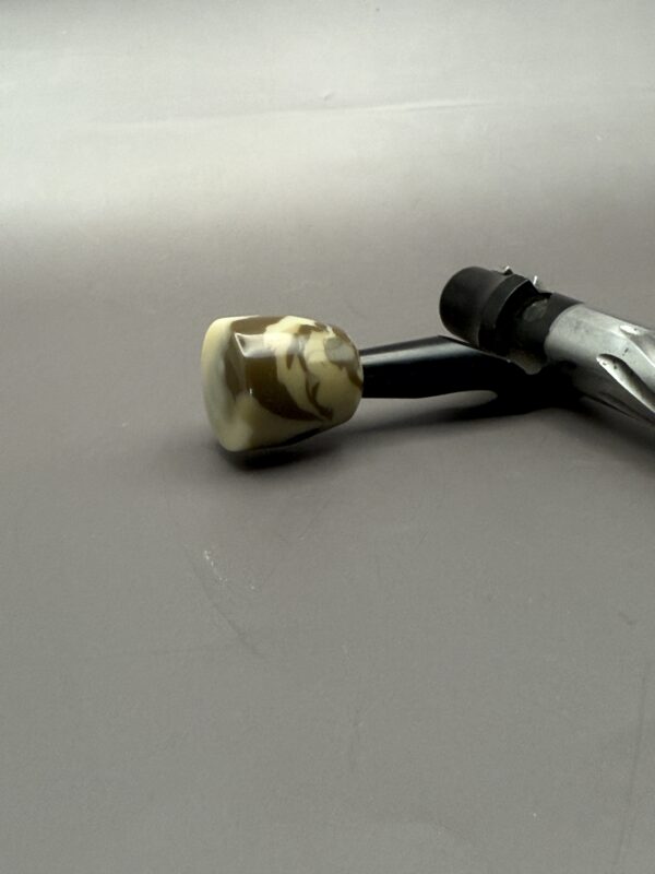 Handmade Custom Bolt Knob - Tans & Browns Resin #1 - Image 2