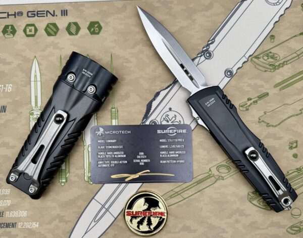 Microtech x Surefire 1270-10SET - Luminary D/E & Stiletto Pro II Collaboration