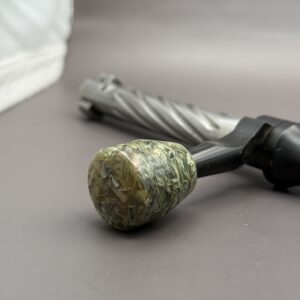 Handmade Custom Bolt Knob - Shredded Federal Reserve Dollar Bills