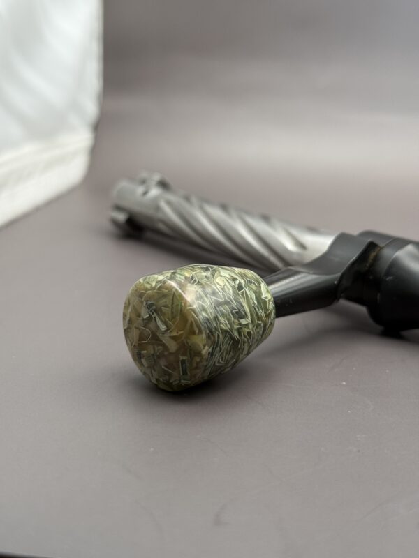 Handmade Custom Bolt Knob - Shredded Federal Reserve Dollar Bills