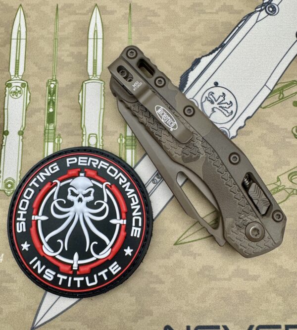 Microtech MSI S/E Tri-Grip Polymer Chocolate Camo 210T-1 PMCHC-X11Z12 - Image 3