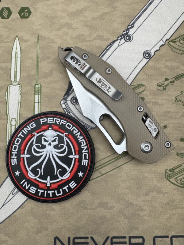 Microtech Stitch RAM-LOK S/E Fluted G-10 Tan 169RL-10 - Image 3