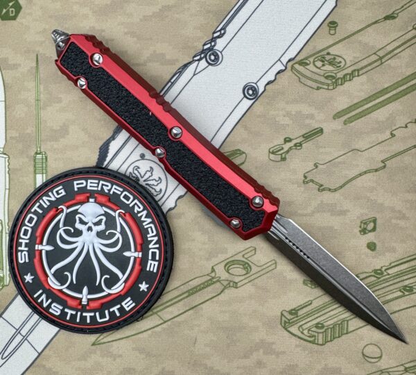 Microtech Maker D/E Signature Series Red 206-10 RDS - Image 2